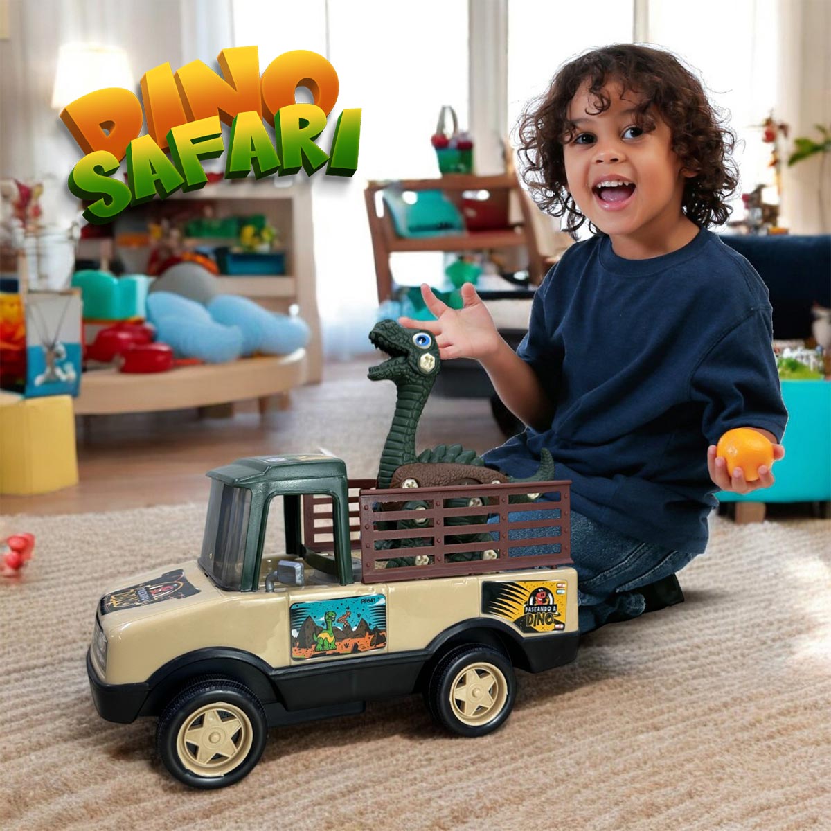 Miniatura 4 de Camion con Sonido Dinosaurio PF641