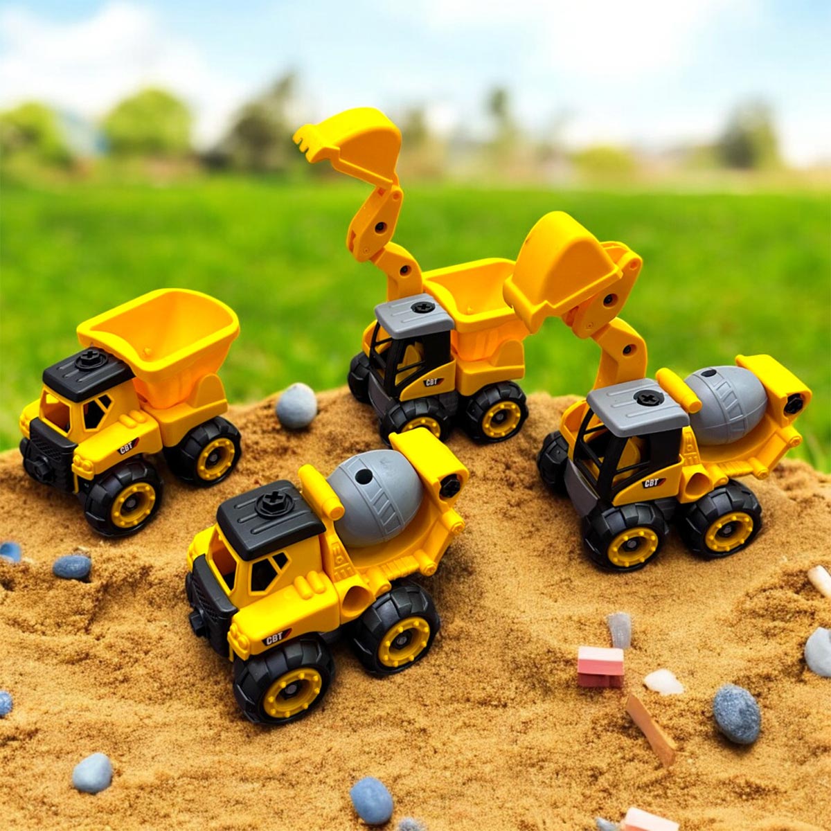 Miniatura 6 de Set x4 Camiones Construccion CBTX4