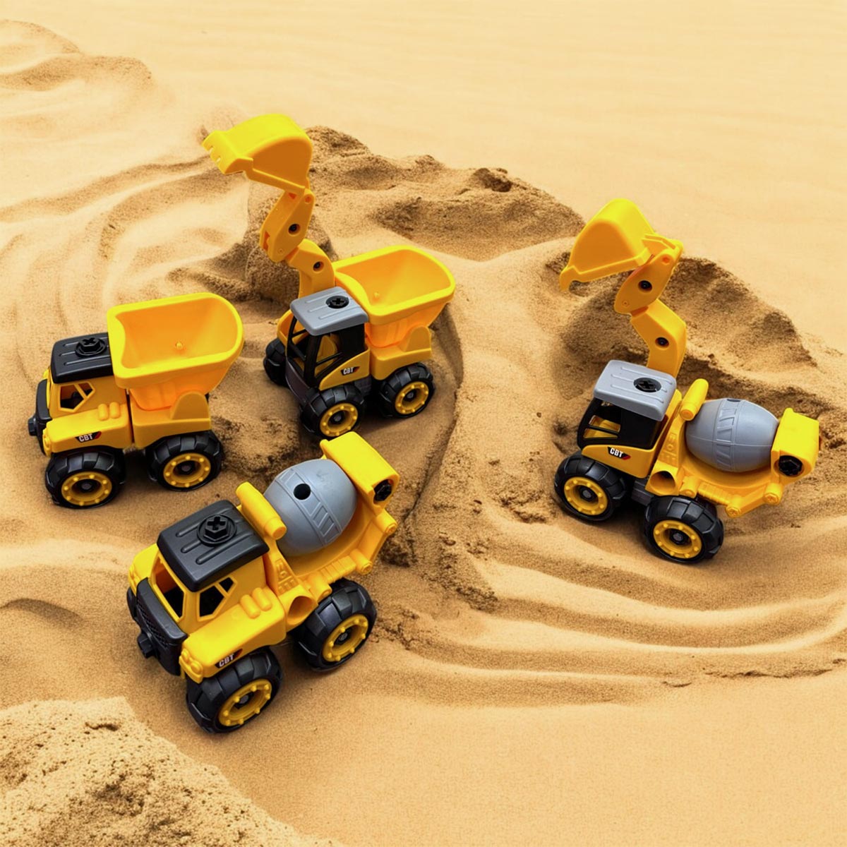 Miniatura 2 de Set x4 Camiones Construccion CBTX4