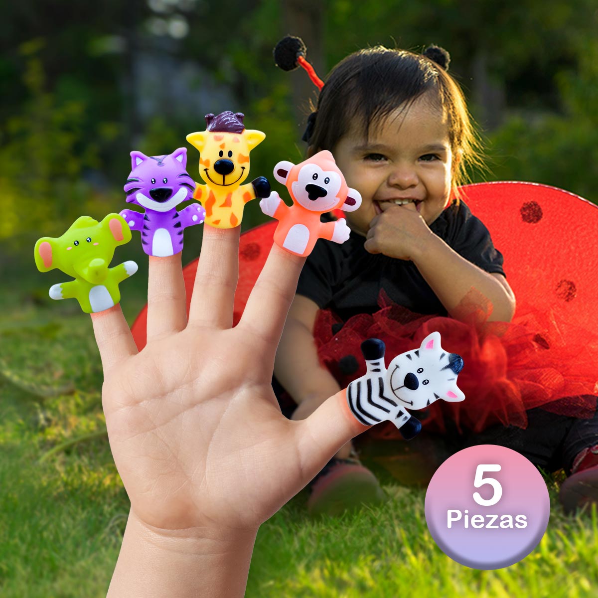 Miniatura 5 de Juego de Marionetas Dedos Animales 2045