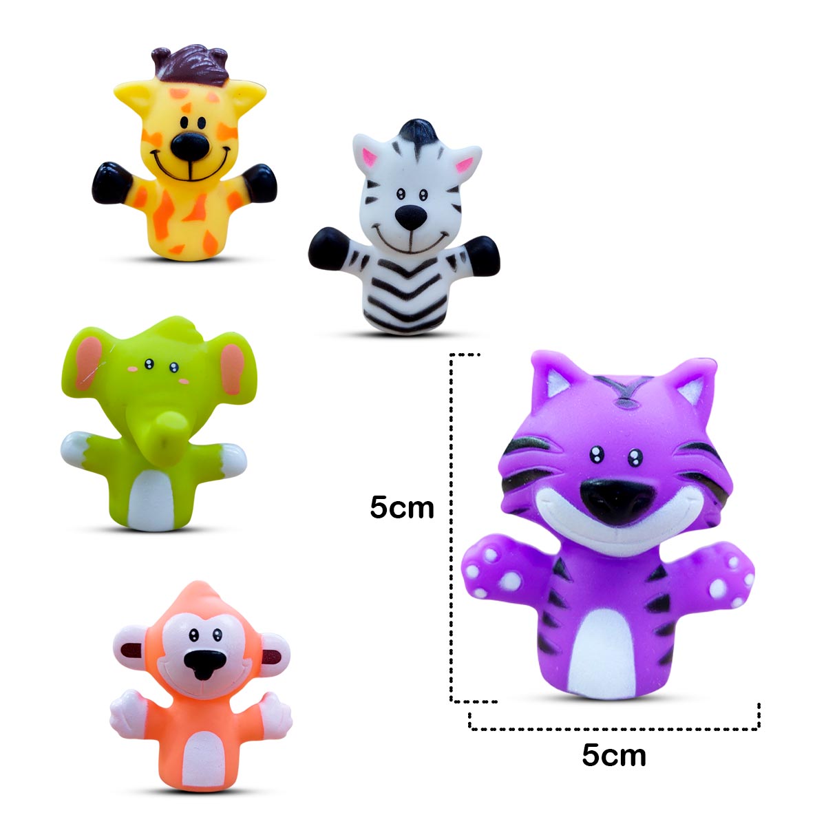 Miniatura 6 de Juego de Marionetas Dedos Animales 2045