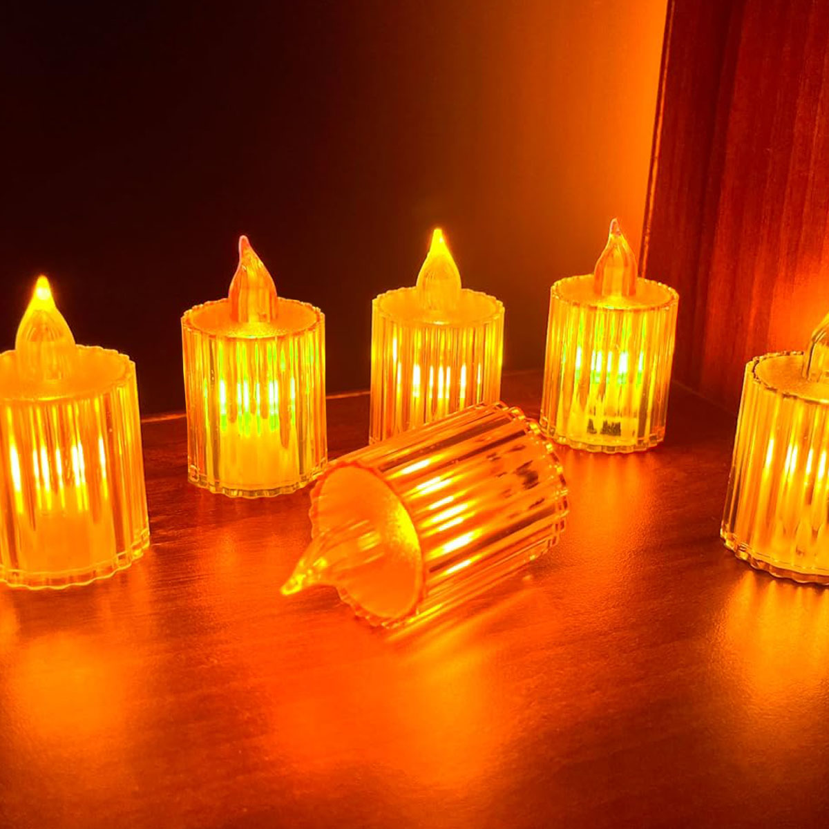 Miniatura 3 de Velas LED X24 Texturizada Mediana L022