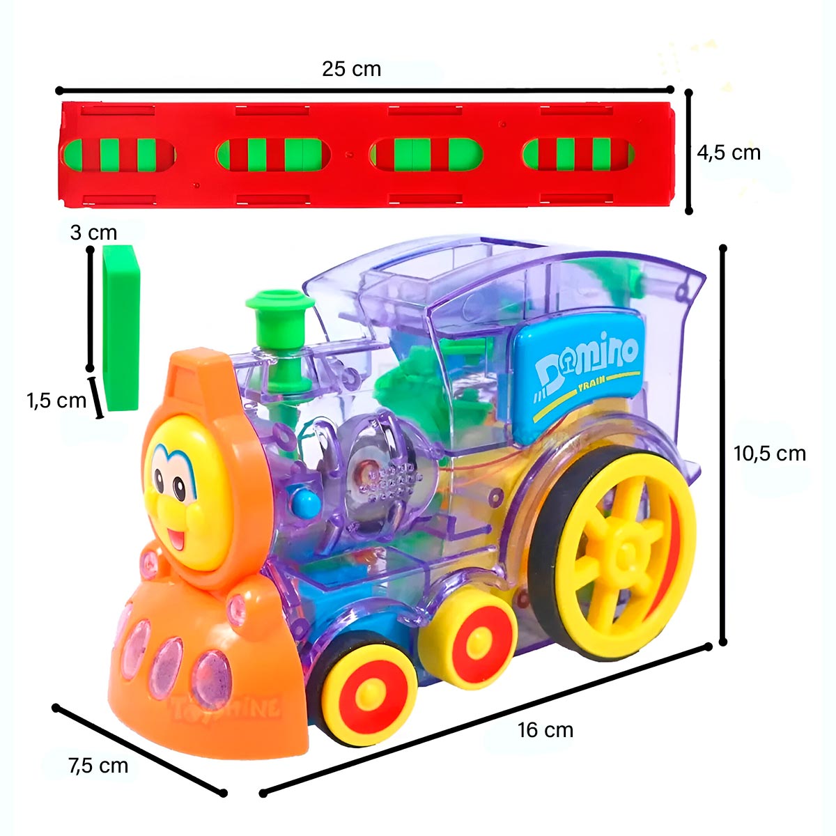 Miniatura 5 de Tren Domino Automatico 60 Pzs SG-2268