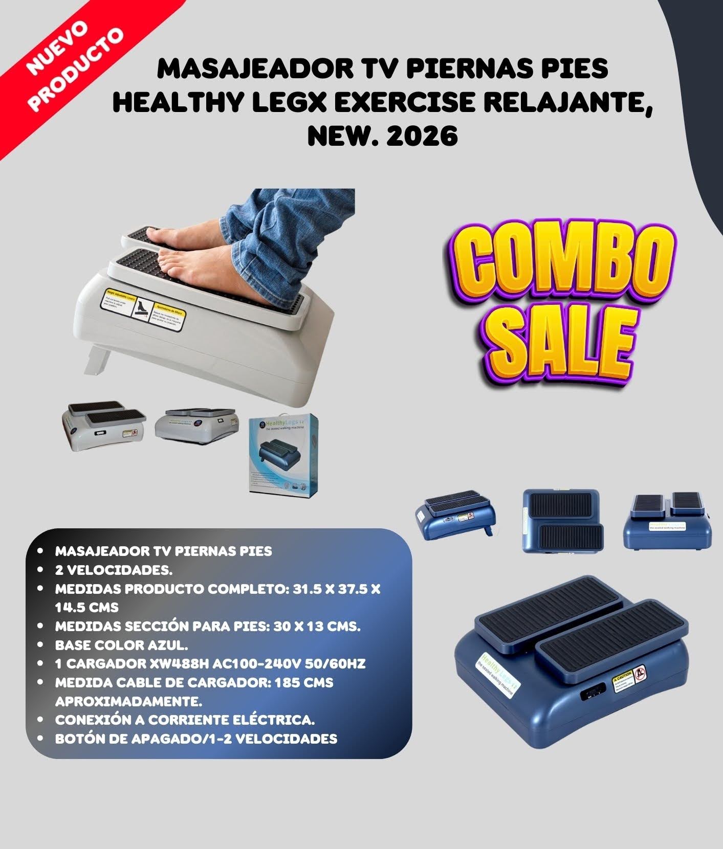 Masajeador Healty Legs Exercise