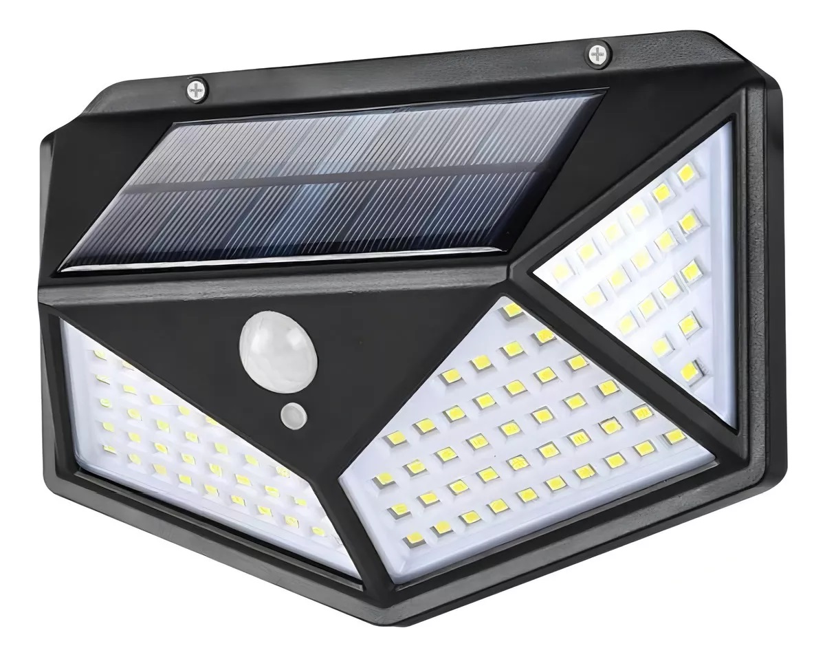 Lámpara Solar 100 Luces Led Exteriores