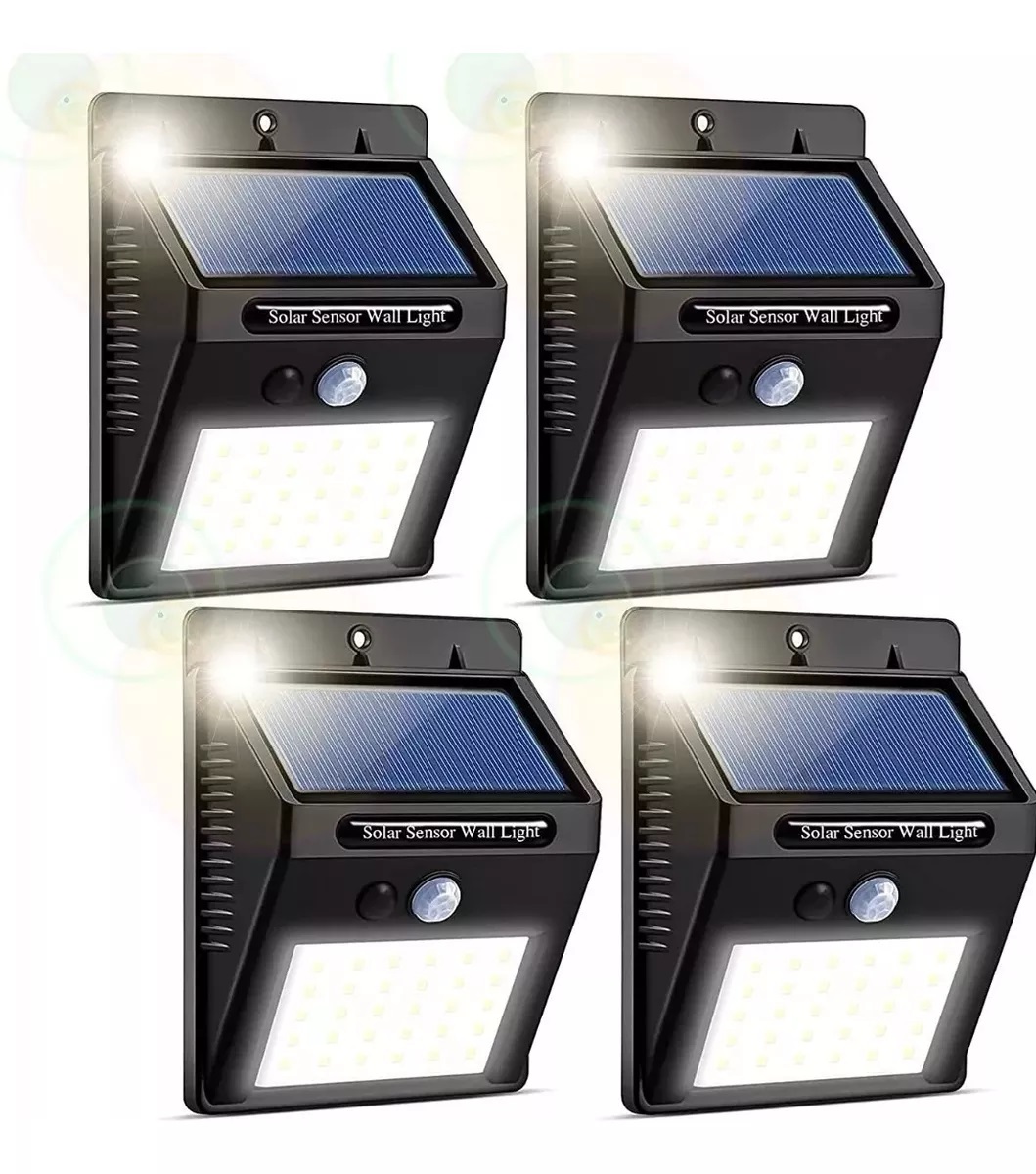 Miniatura 5 de 4 Lámparas Panel Solar Para Exteriores