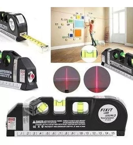 Nivel Laser 3 Burbujas Cinta Metrica