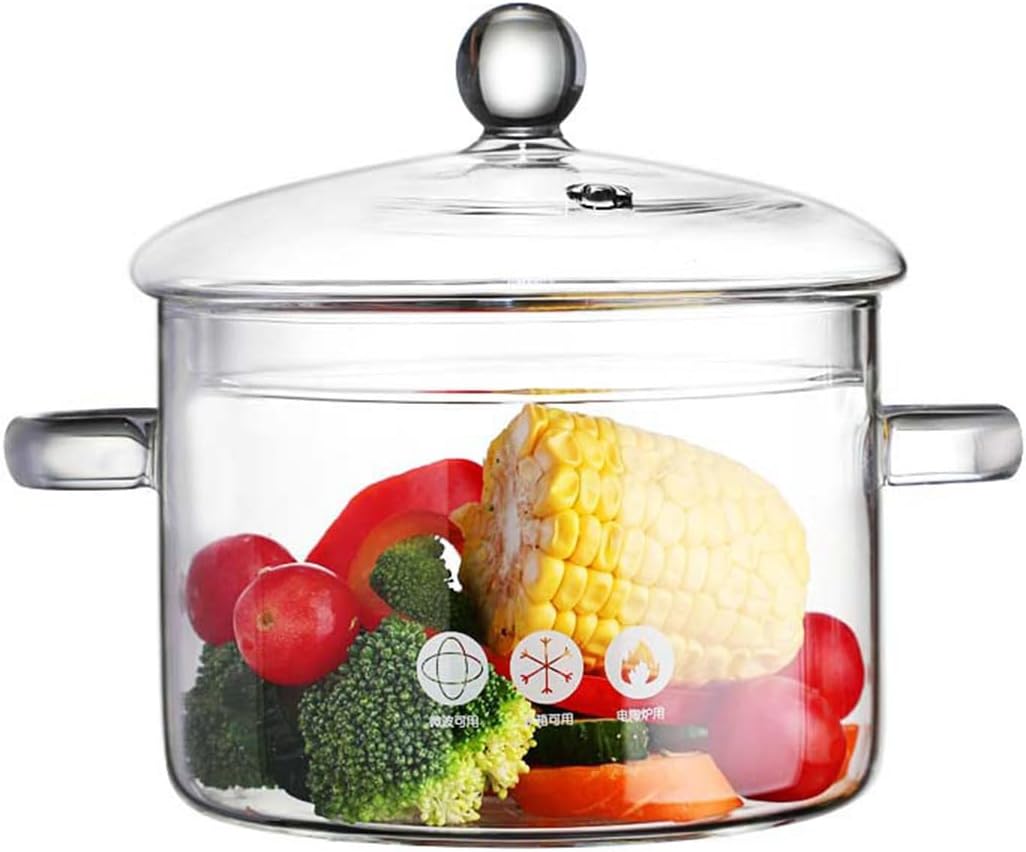 Miniatura 5 de Olla de vidrio de borosilicato de 1500ml