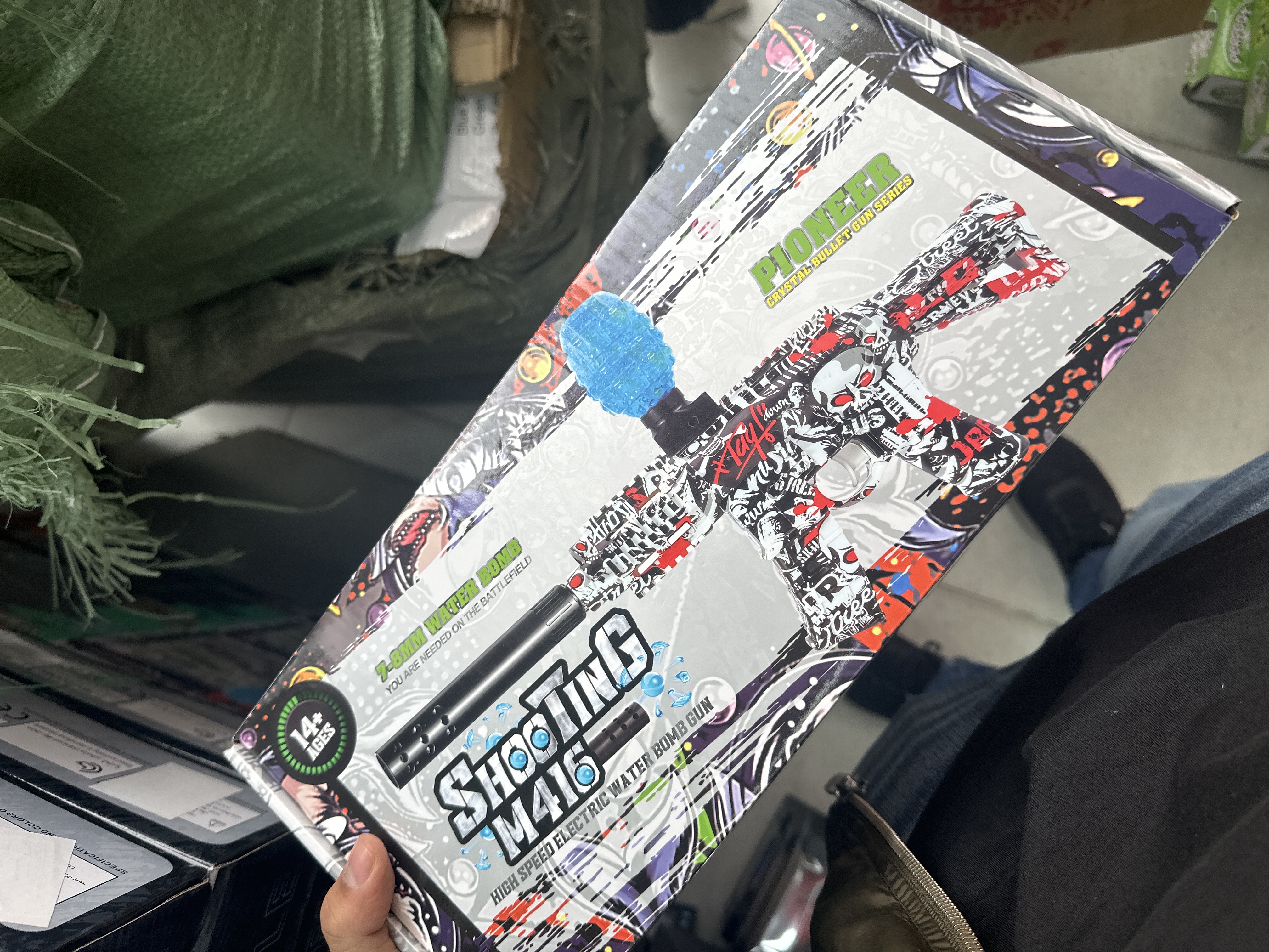 Miniatura 3 de Rifle M416 hidrogel 1000 bolitas