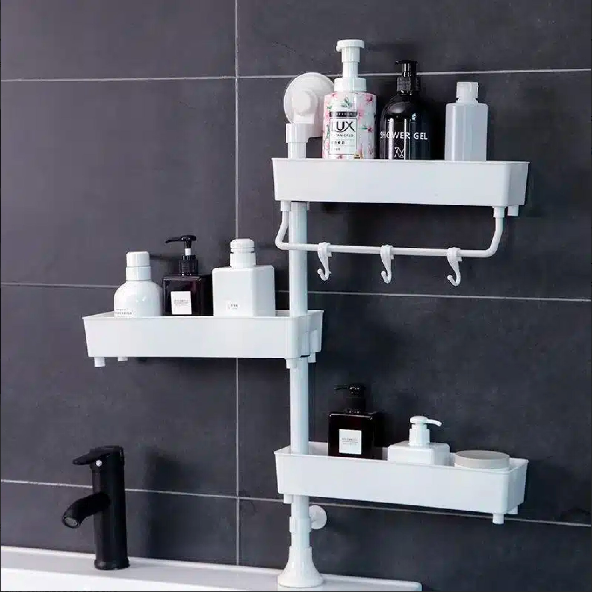 Miniatura 6 de Organizador Cocina Baño 3 Niveles Pared