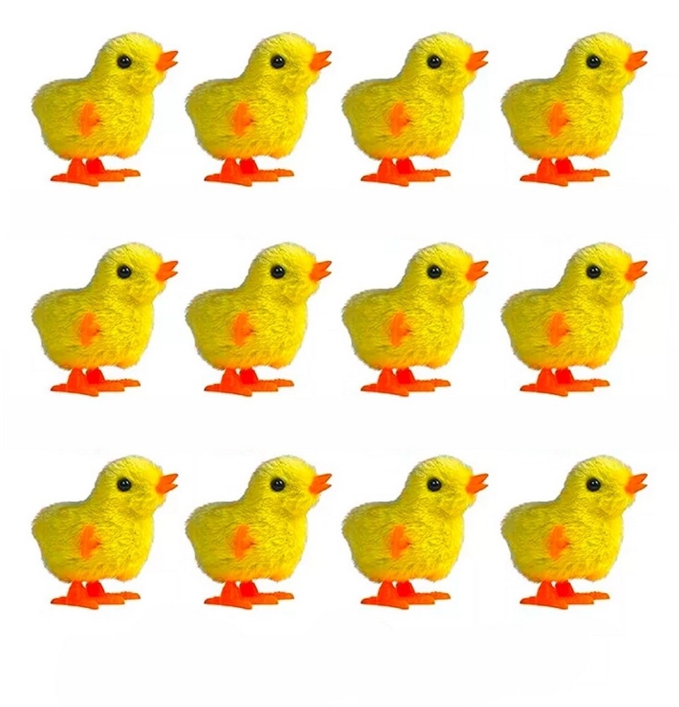 Pollito Juguete De Cuerda X5