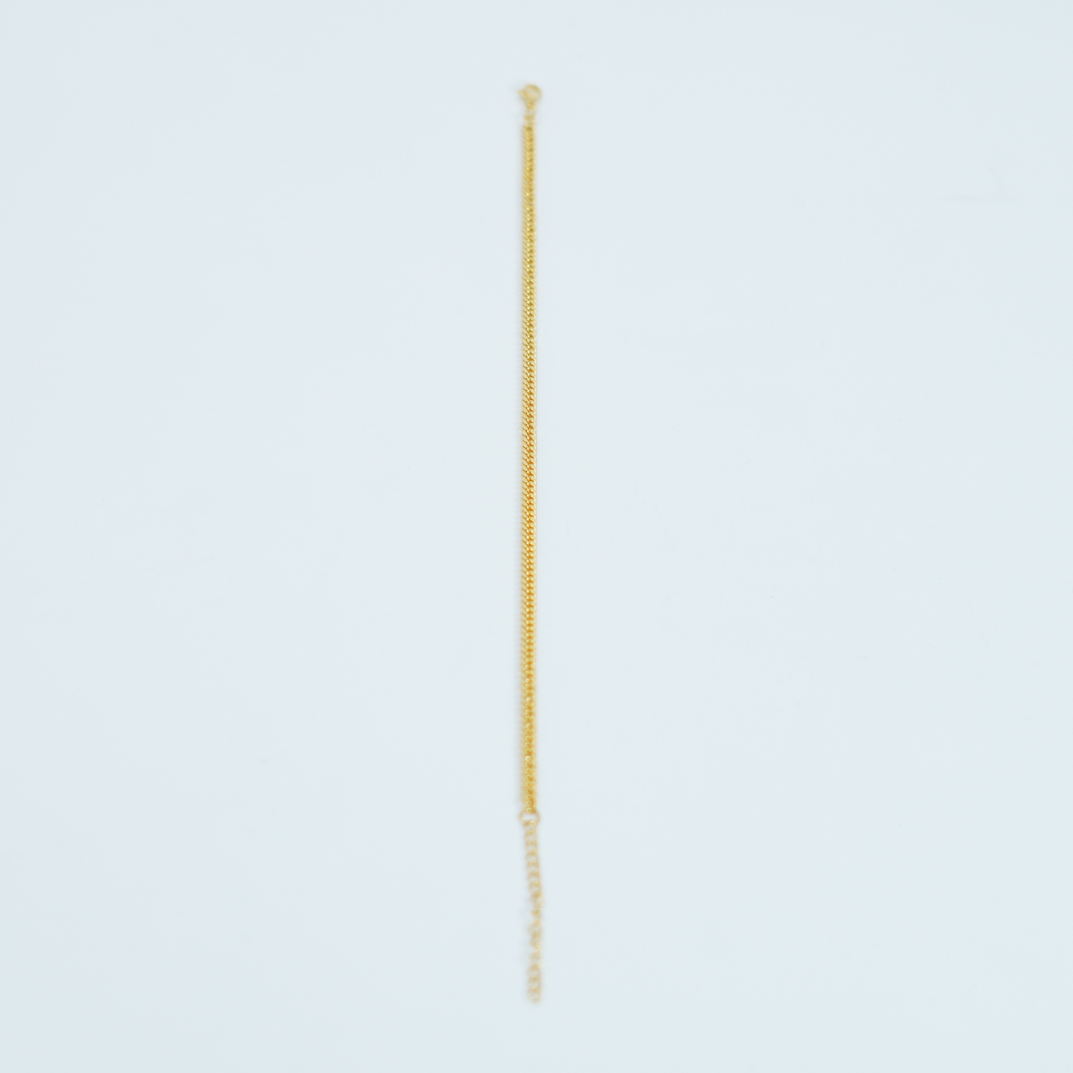 Miniatura 5 de TOBILLERA DOBLE ESLABON DORADA