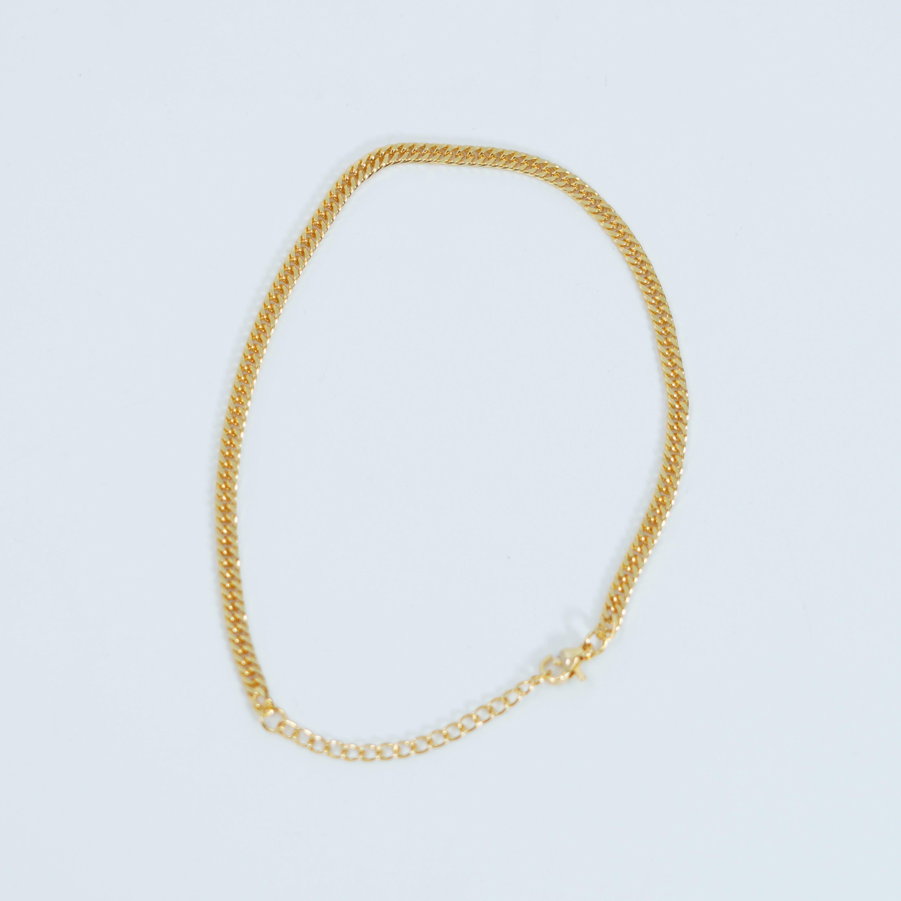 Miniatura 2 de TOBILLERA DOBLE ESLABON DORADA