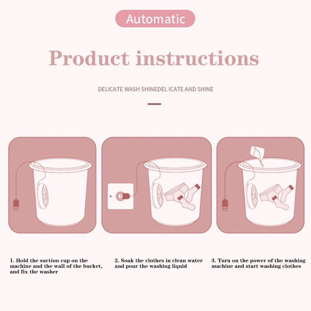 Mini lavadora ultrasonica usb