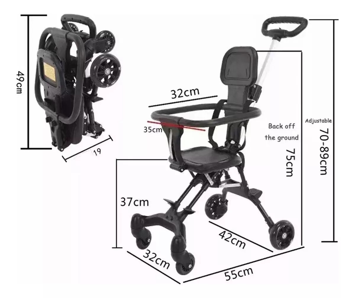 Coche Plegable Para Bebe