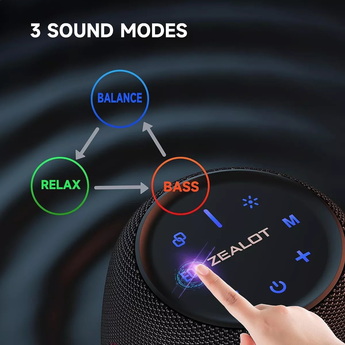 Miniatura 2 de Parlante Zealot S64 Bluetooth