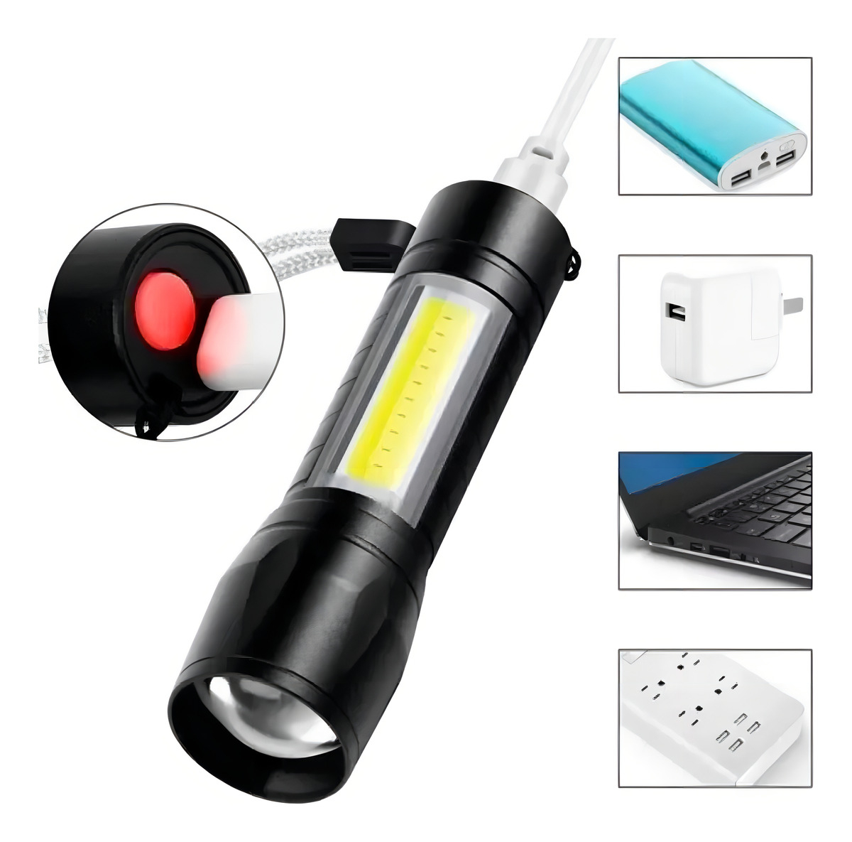 Miniatura 2 de Linterna Tactica Linterna Led x2