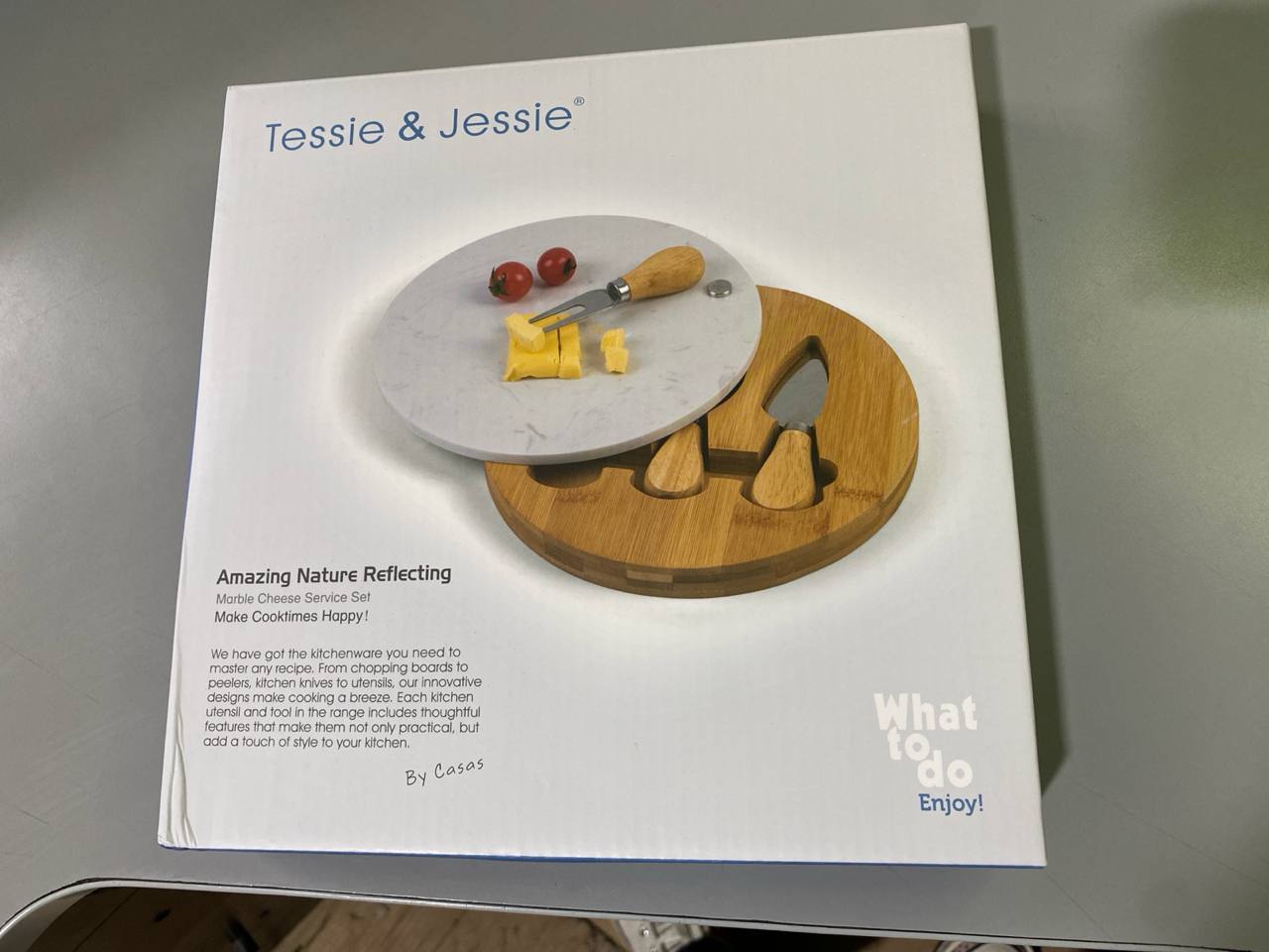 Tabla quesos y cuchillos SK-9615