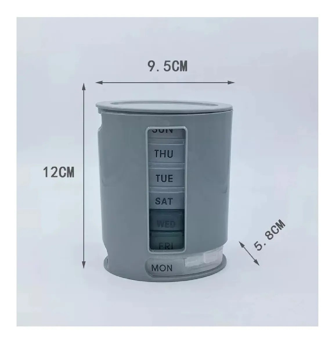 Pastillero Organizador Medicina Pill Pro