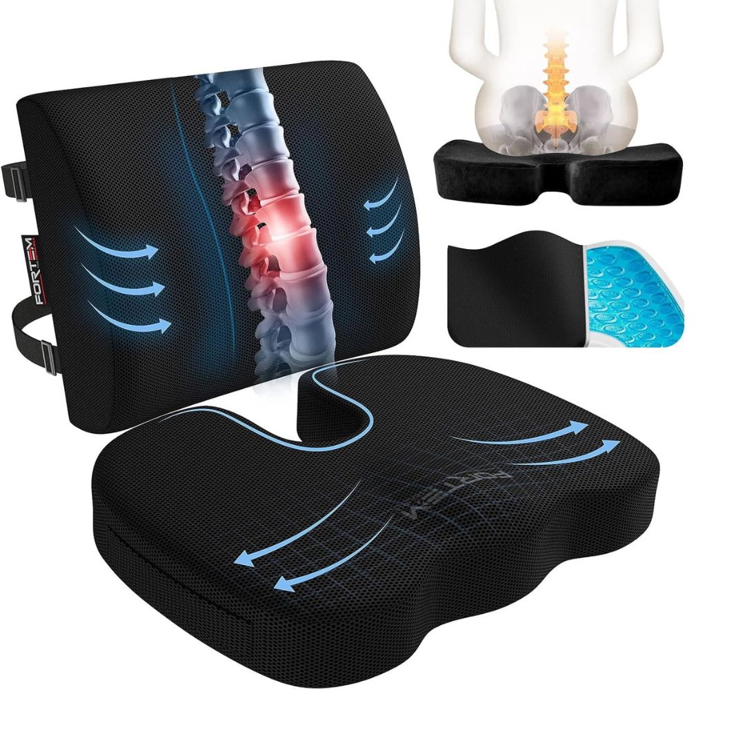 Miniatura 2 de Cojín Coxis Ortopedico Grande Silla