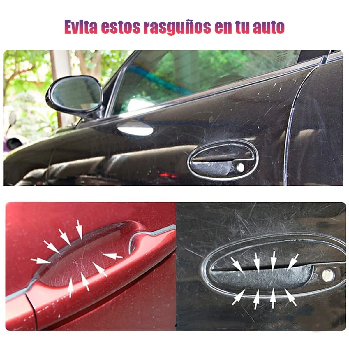 KIT X4 PROTECTOR DE MANIJA PARA CARRO