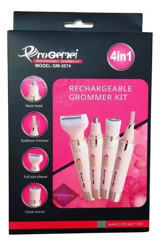 Depiladora de dama Gemmy 4 en 1