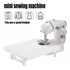 Vista 3 de maquina de coser mini con mesa