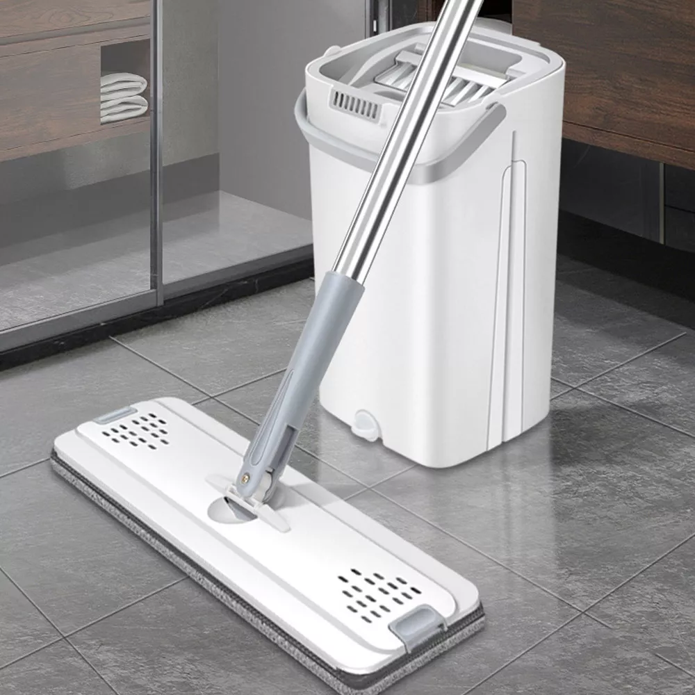 🧹 Trapeador Tela Microfibra Exprimidor - Limpieza Eficaz