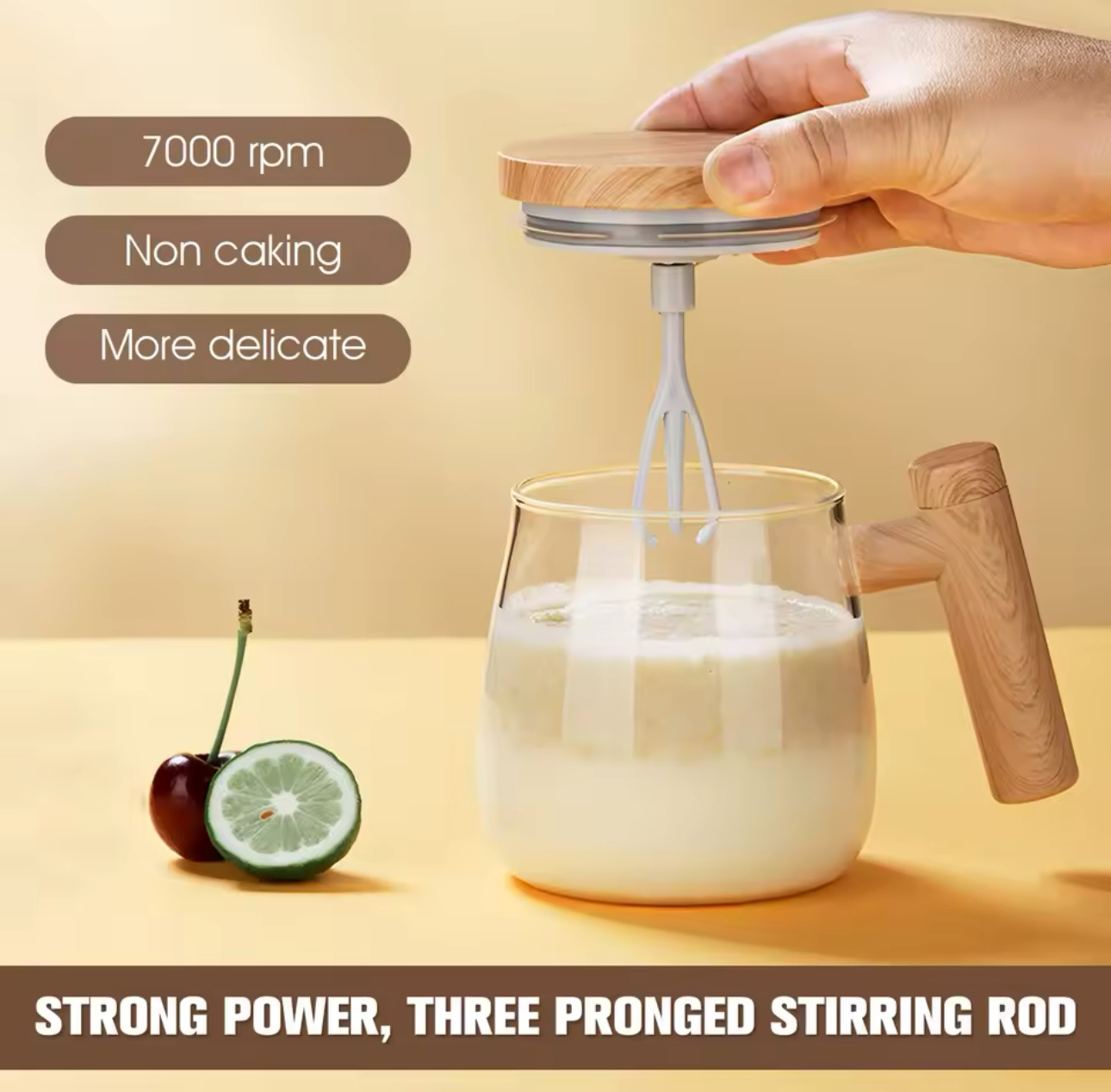 Miniatura 5 de TAZA VIDRIO MEZCLADORA ELECTRICA RECARGA