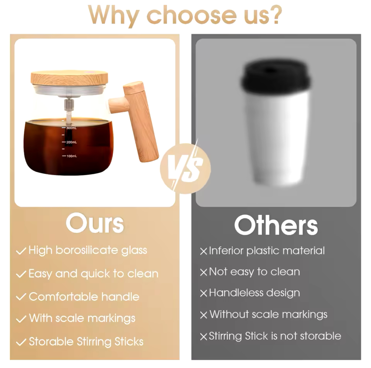 Miniatura 3 de TAZA VIDRIO MEZCLADORA ELECTRICA RECARGA