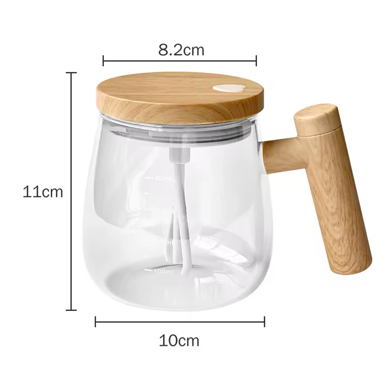 Miniatura 2 de TAZA VIDRIO MEZCLADORA ELECTRICA RECARGA