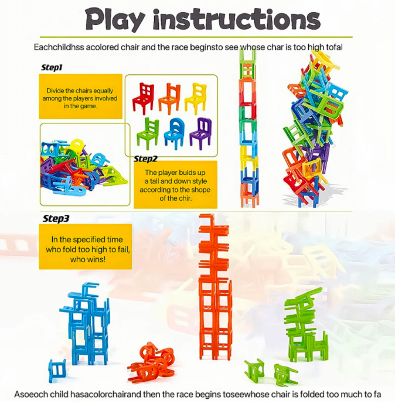 JUEGO DE MESA SILLAS DE EQUILIBRIO 42 PZ
