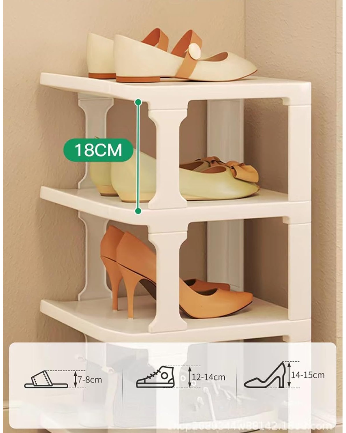 Miniatura 4 de Organizador De Zapatos 5 Niveles