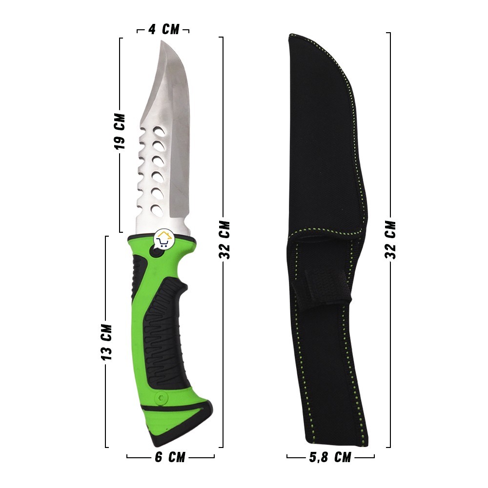 Miniatura 7 de Cuchillo Tactico Acero Inoxidable 0779