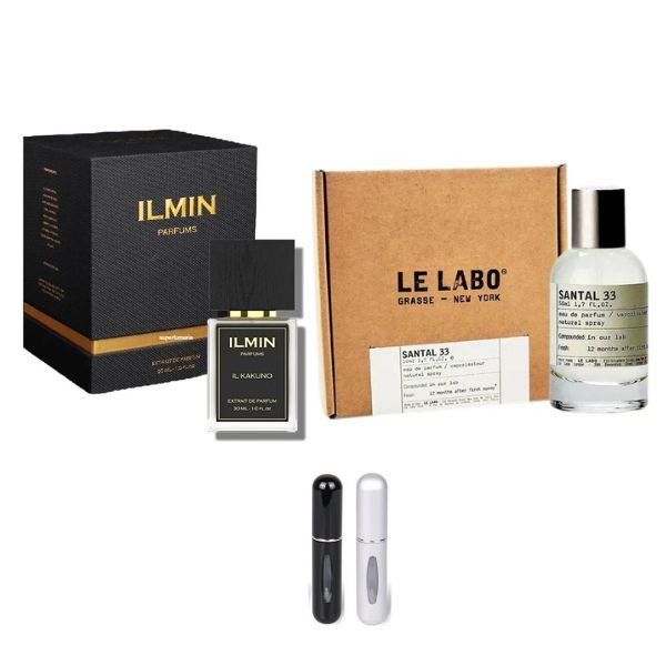 SANTAL33+ILMINKAKUNO COFRE+ 2PERFUMEROS