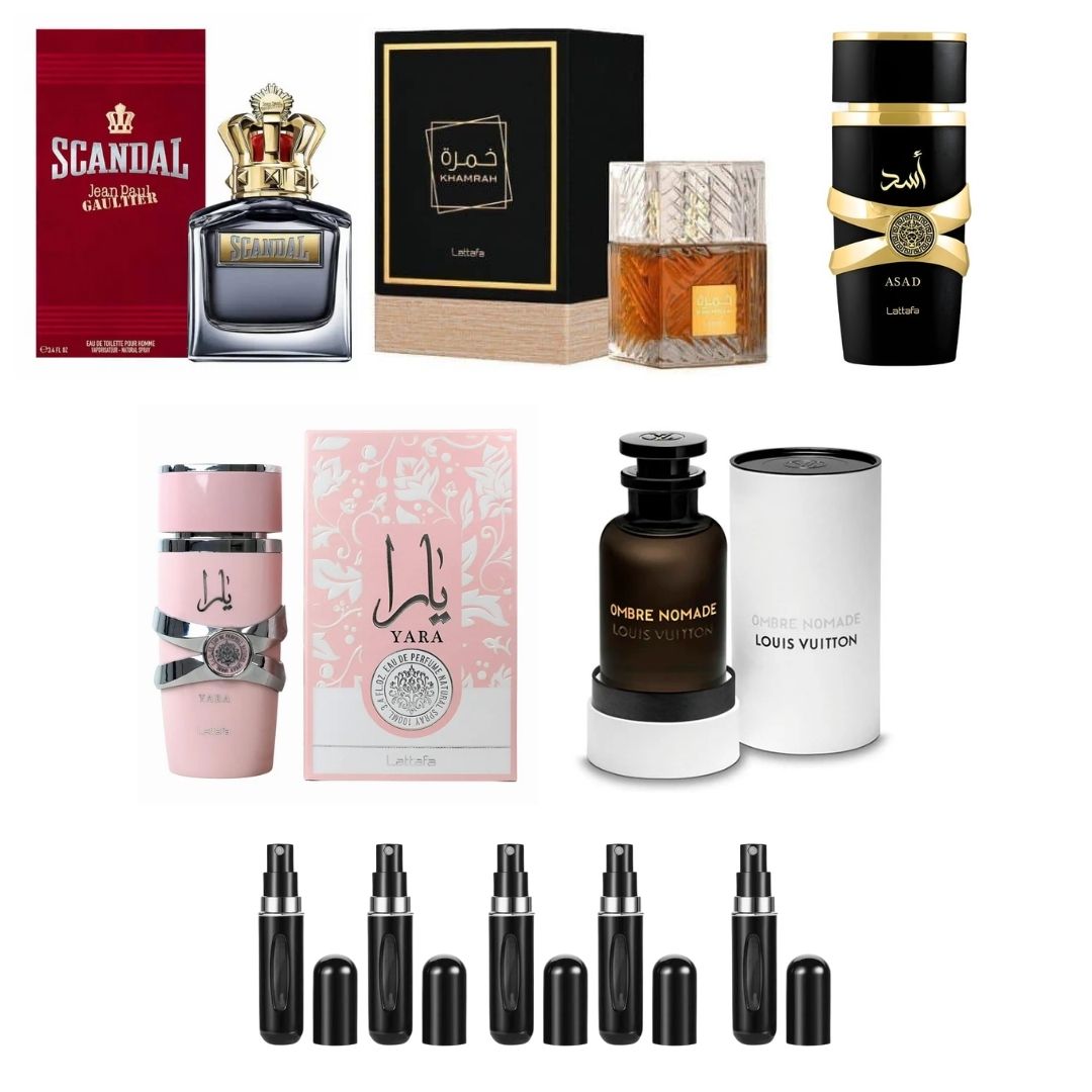 SPECIAL 5 PERFUMES + 5 PROBADORES ADVAN