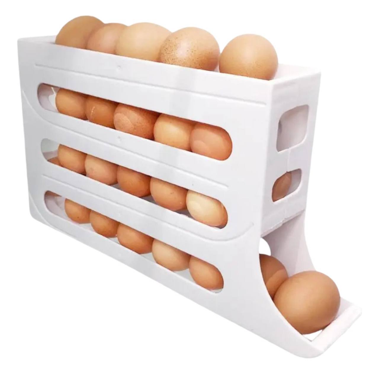 Organizador de huevos rodante