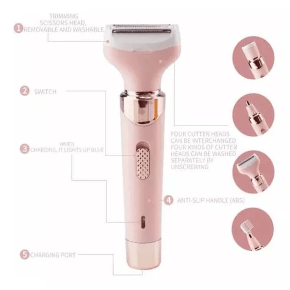 Miniatura 1 de Depiladora Facial Corporal 4 En 1