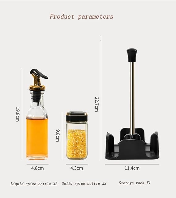 Miniatura 6 de SET DE VINAGRETA Y CONDIMENTOS PARA MESA