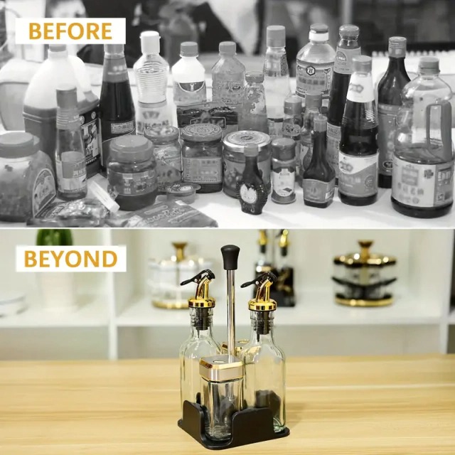 Miniatura 2 de SET DE VINAGRETA Y CONDIMENTOS PARA MESA