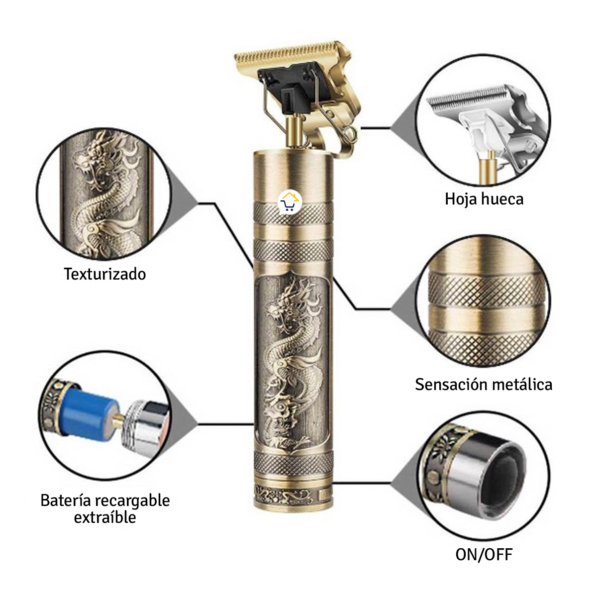 Miniatura 5 de Maquina Motilar Patillera Buda WA1925