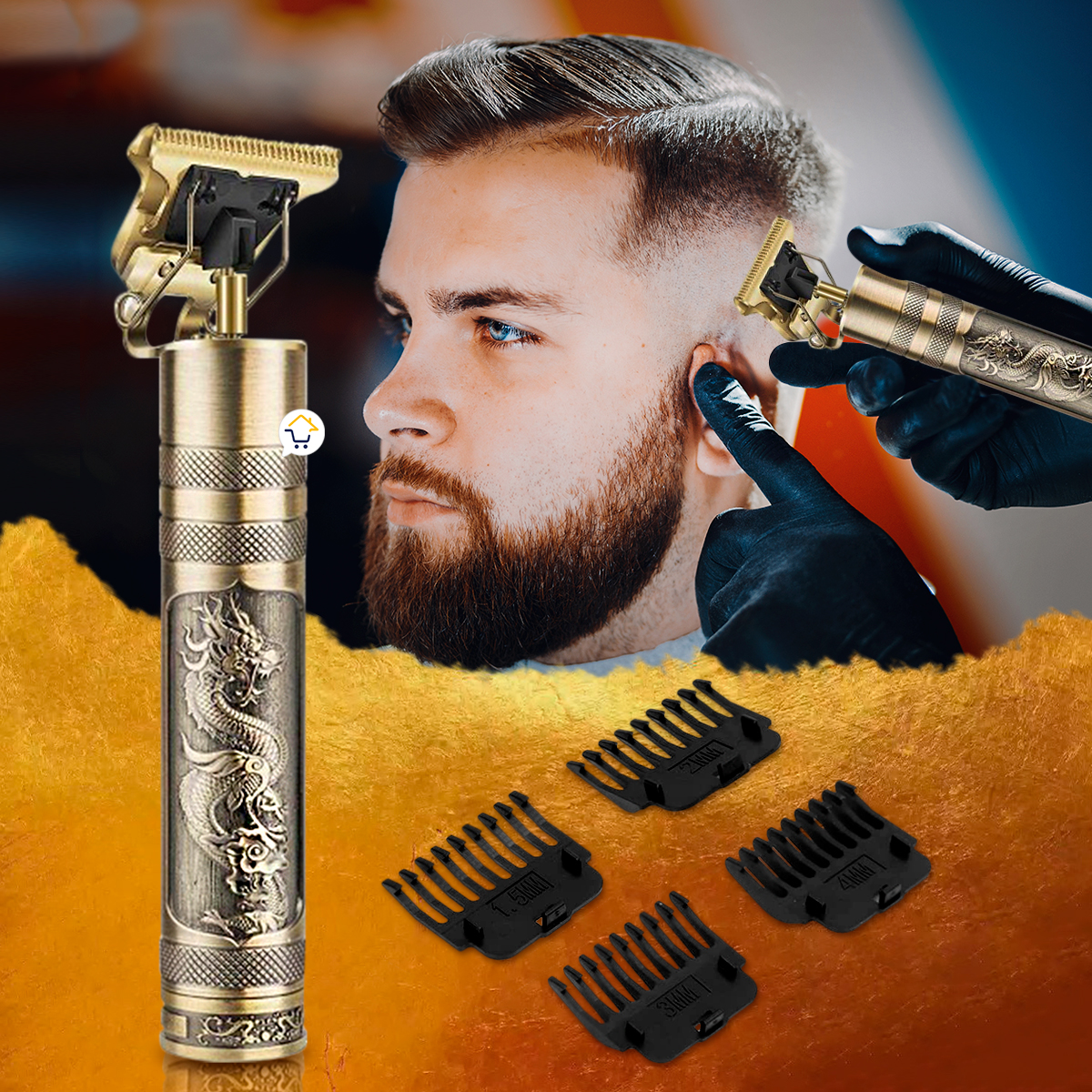 Miniatura 7 de Maquina Motilar Patillera Buda WA1925