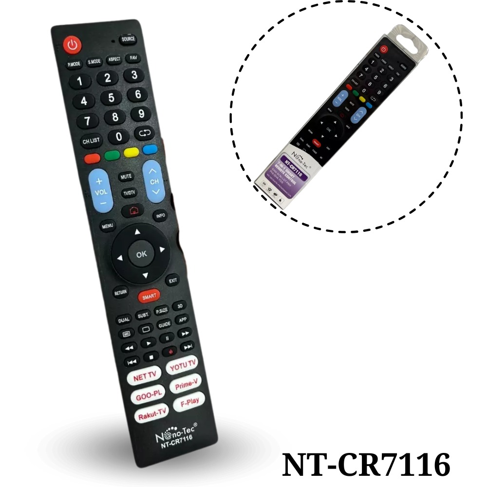 Control Remoto Universal Tv Nanotec Cr71