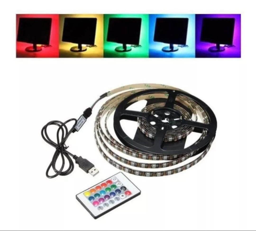 Cinta Rgb de 5 metros 16 colores app