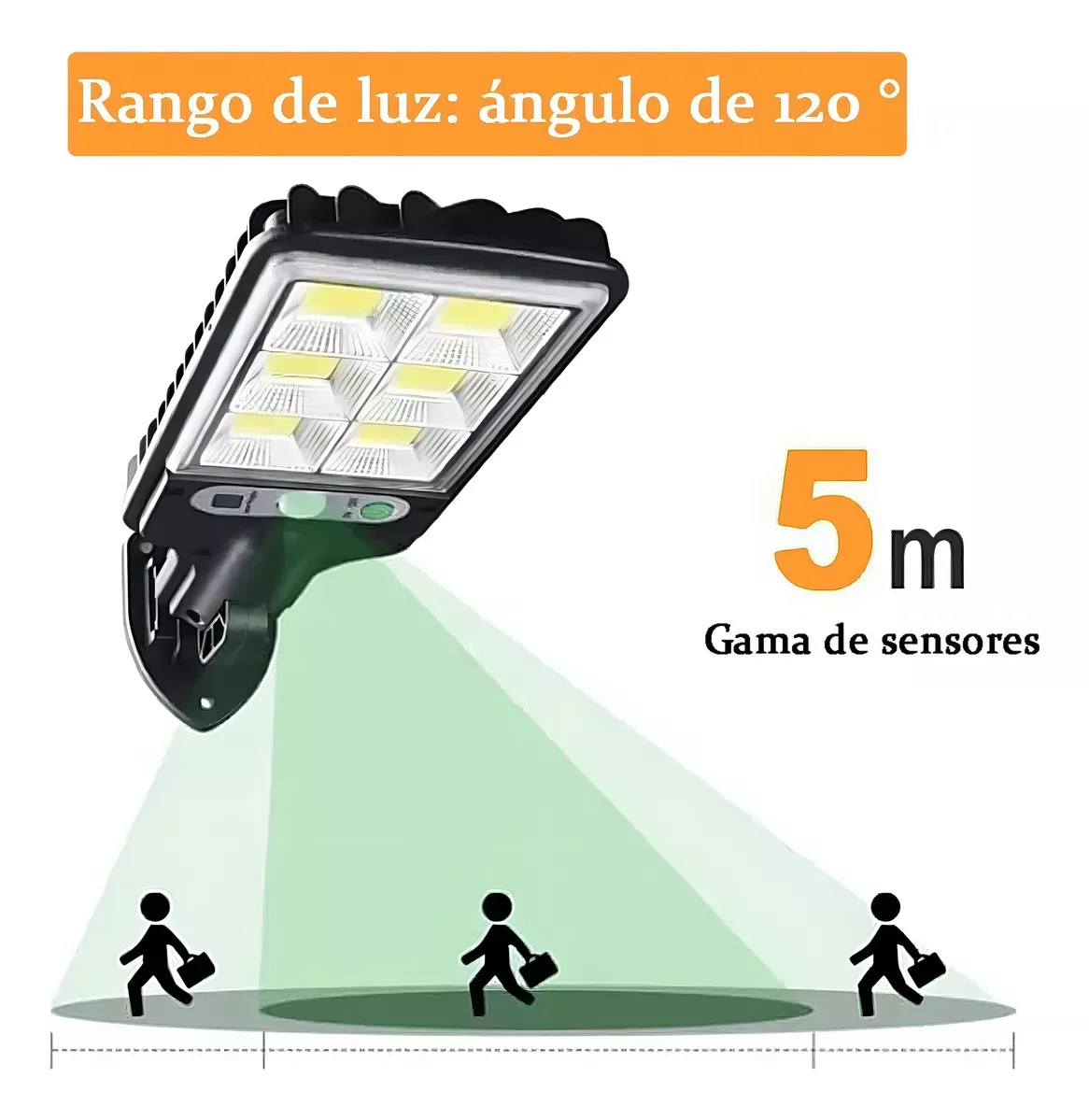 Miniatura 4 de Lámpara Solar Led 616B con luz Blanco fr