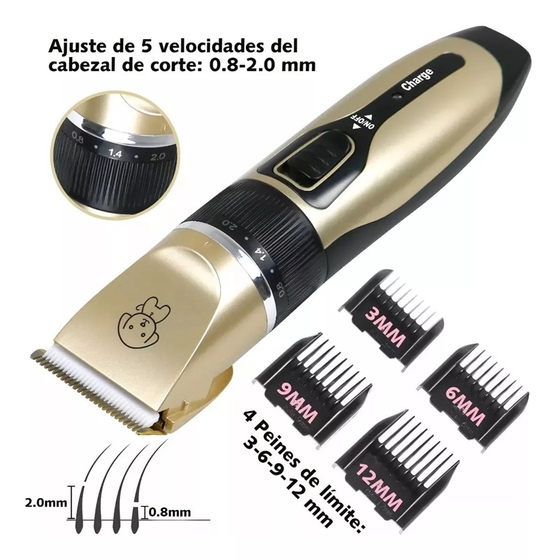 Miniatura 3 de Máquina Peluquera para Mascotas – Kit