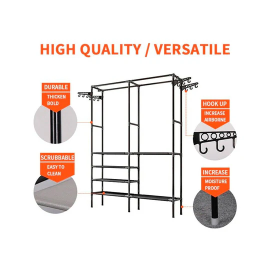 Miniatura 1 de Perchero Armario 2 Cuerpos Metálico