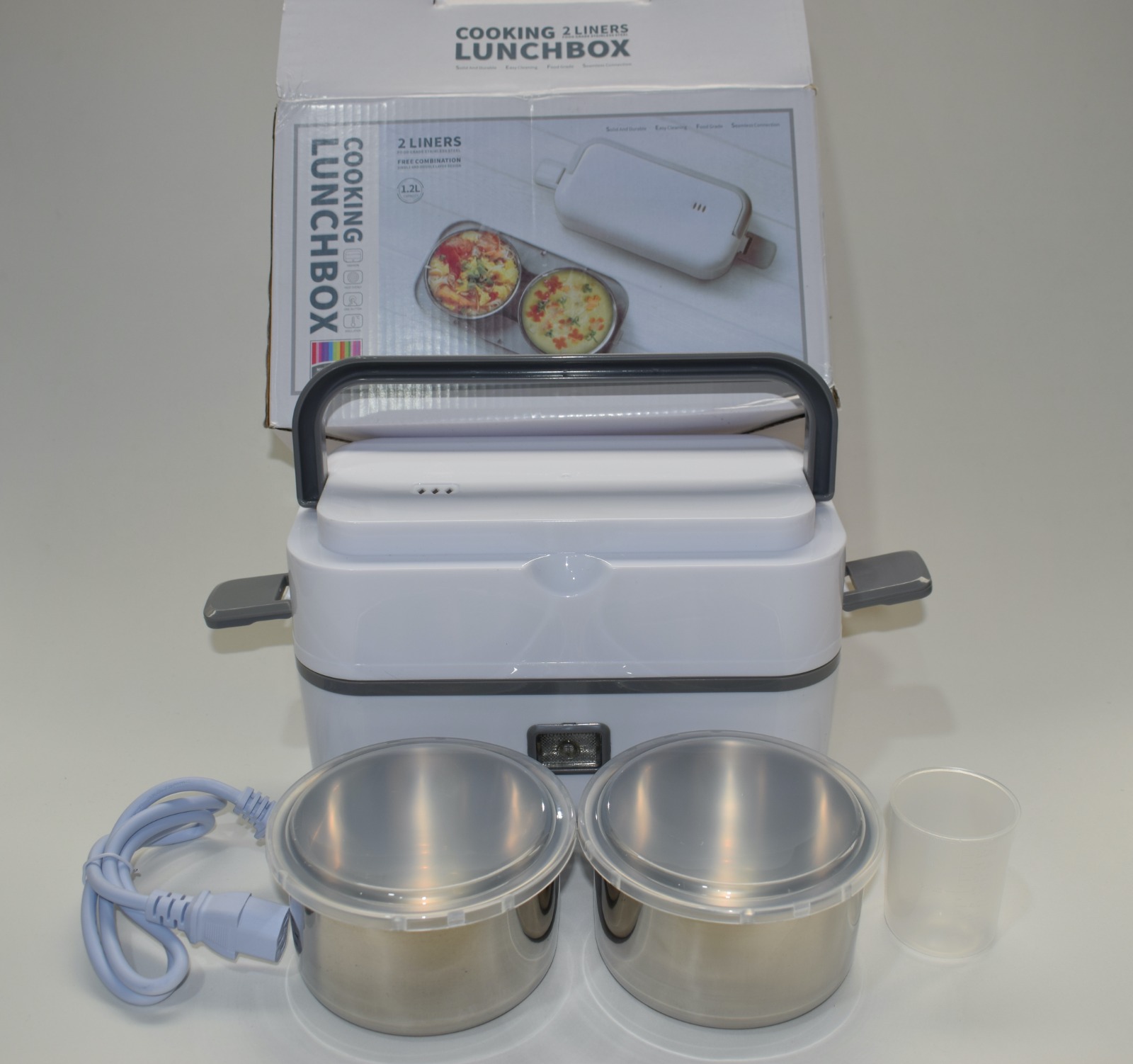 Lonchera Porta Comida Eléctrica De 2 Pis