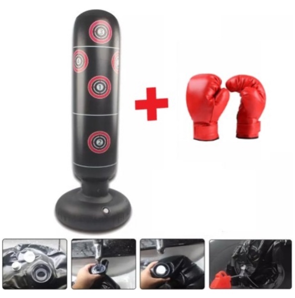 Miniatura 4 de Saco De Boxeo Inflable Vertical