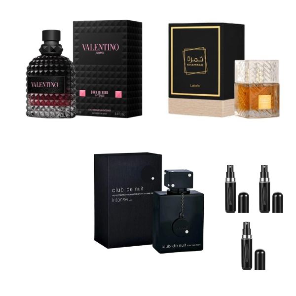 KHAMRACOFRE+CLUB+VALENTINOINTENSE+3PERFU